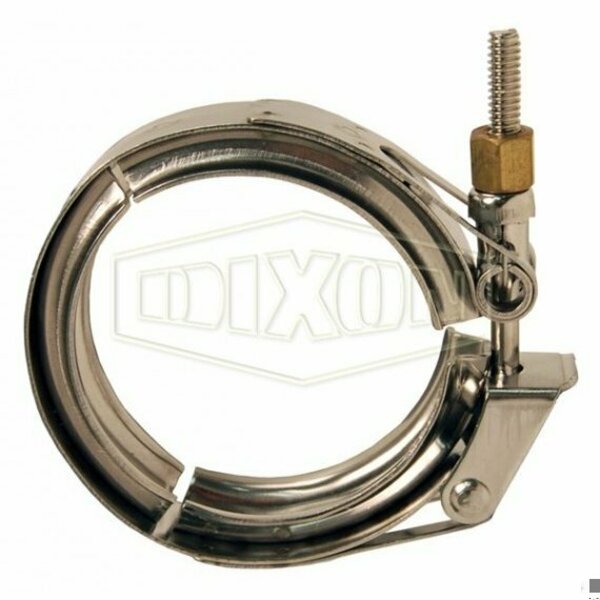 Dixon T-Bolt Sanitary Clamp, 2 in Tube, 304 SS, Domestic 13MO200